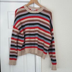 Madewell Striped Multicolor Sweater